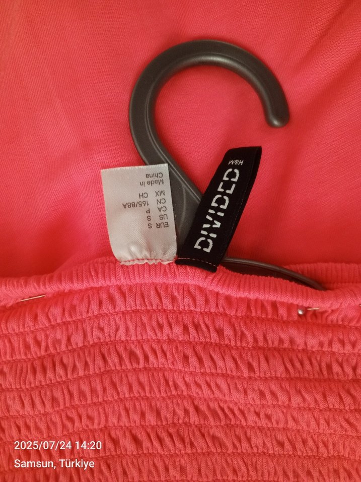 Pembe Askısız Uzun Salaş Kadın Elbise - Görsel 5