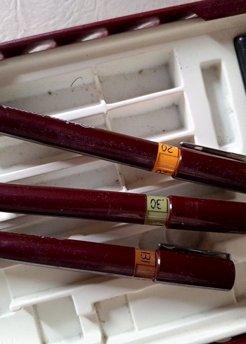 Bordo rOtring Isograph Teknik Kalem Seti - Görsel 2