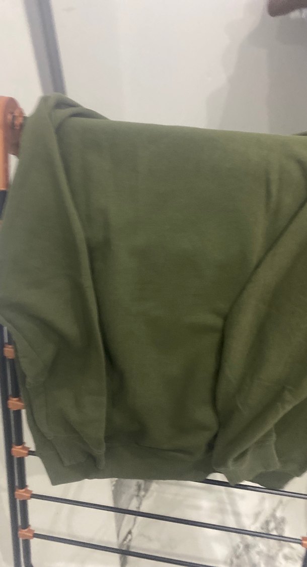 Tommy Hilfiger Haki Erkek Sweatshirt - Görsel 3