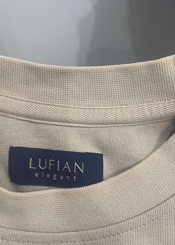 bisiklet yaka Baskılı, Bej erkek Sweatshirt - Görsel 2