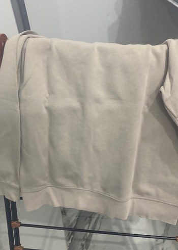 bisiklet yaka Baskılı, Bej erkek Sweatshirt - Görsel 3