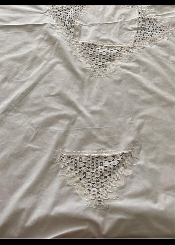 yuvarlak el emegi masa örtüsü - Görsel 3