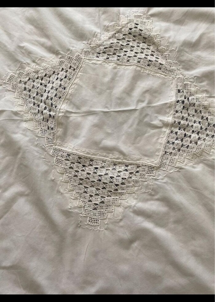 yuvarlak el emegi masa örtüsü - Görsel 2