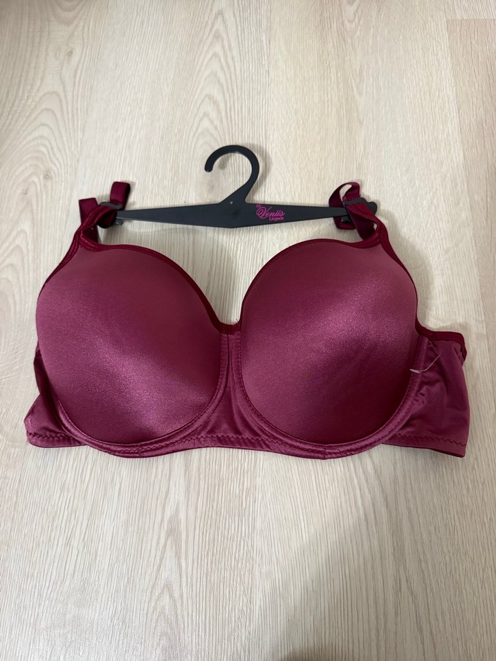 Bordo Sütyen 95C Sıfır Etiketli - Görsel 2