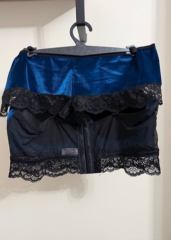 LACİVER KADİFE DETAYLI SÜTYEN TAKIM - Görsel 3