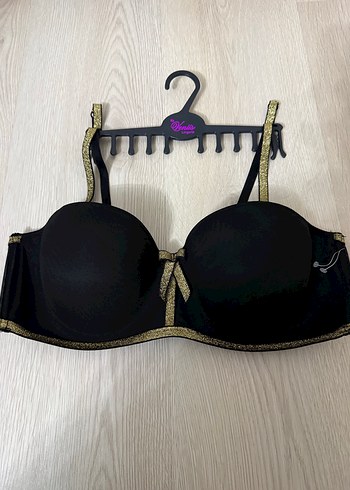 SİYAH LOTUS SÜTYEN 90B BOŞ KAP - Görsel 2