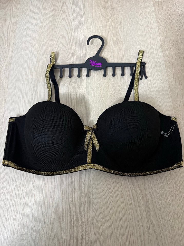 SİYAH LOTUS SÜTYEN 90B BOŞ KAP - Görsel 2