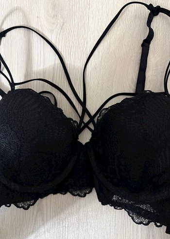 Siyah Destekli Sütyen 90B - Görsel 3