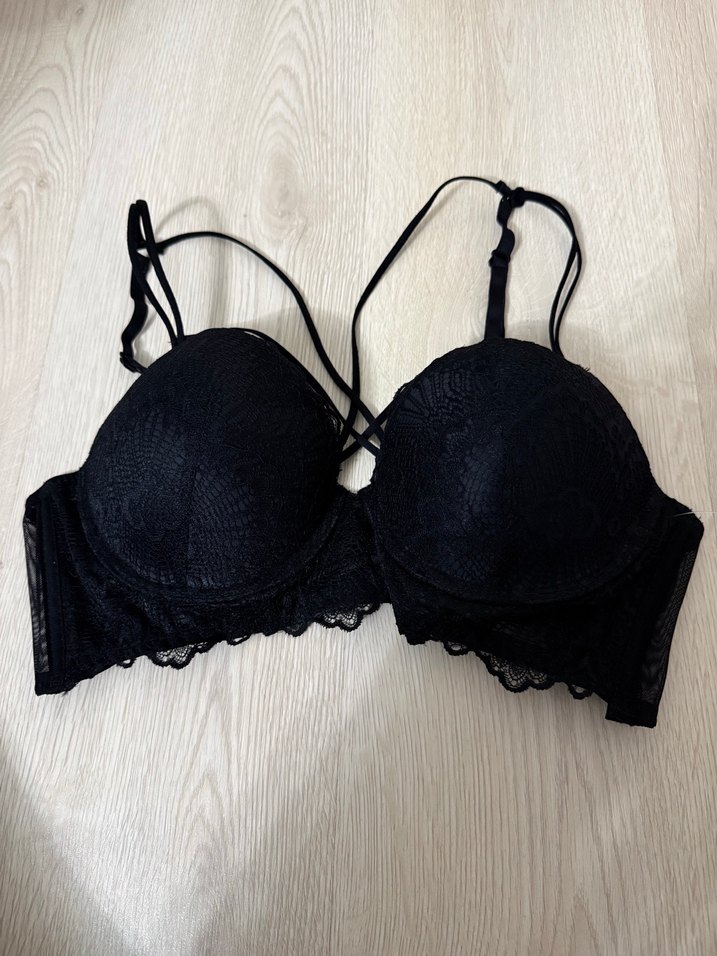 Siyah Destekli Sütyen 90B - Görsel 2