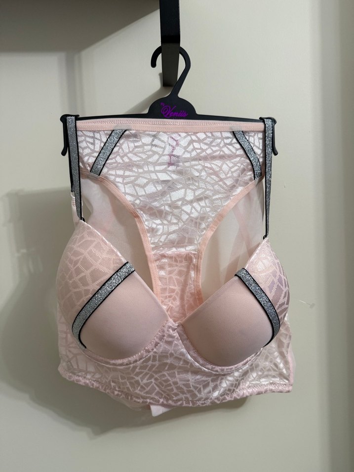 Pembe 90B Destekli Sütyen Takım - Görsel 2