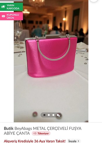 Nine West Pembe Metal Tokalı Kadın El Çantası