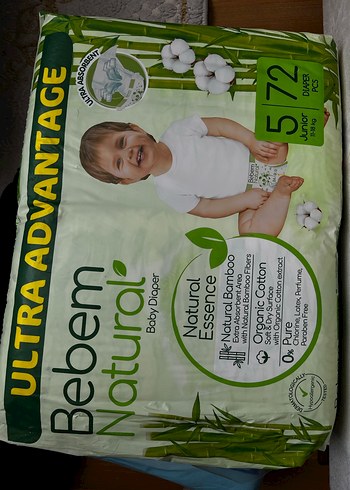 Bebem Natural Bebek Bezi Junior 72'li