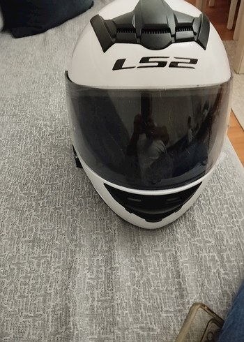 Beyaz LS2 Rookie Motosiklet Kaskı - Görsel 3