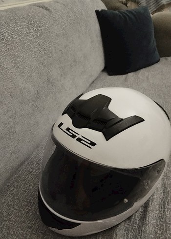 Beyaz LS2 Rookie Motosiklet Kaskı - Görsel 6