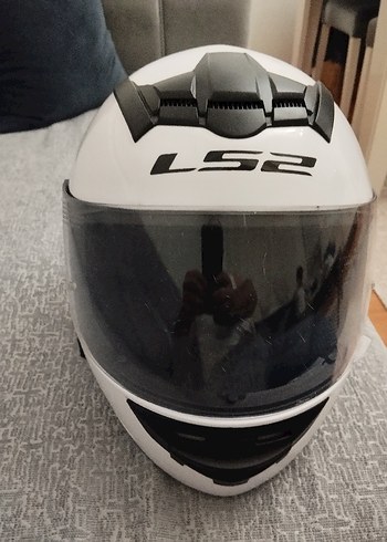 Beyaz LS2 Rookie Motosiklet Kaskı - Görsel 2