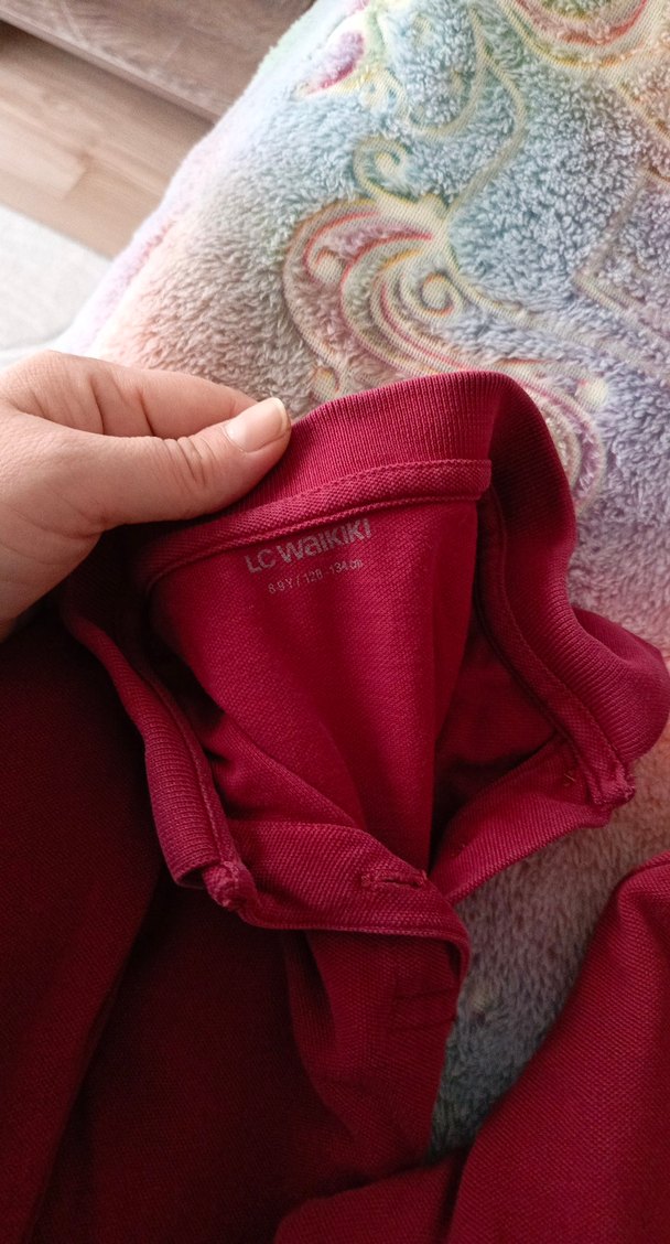 bordo okul tişörtü yazlık ve kışlık - Görsel 2