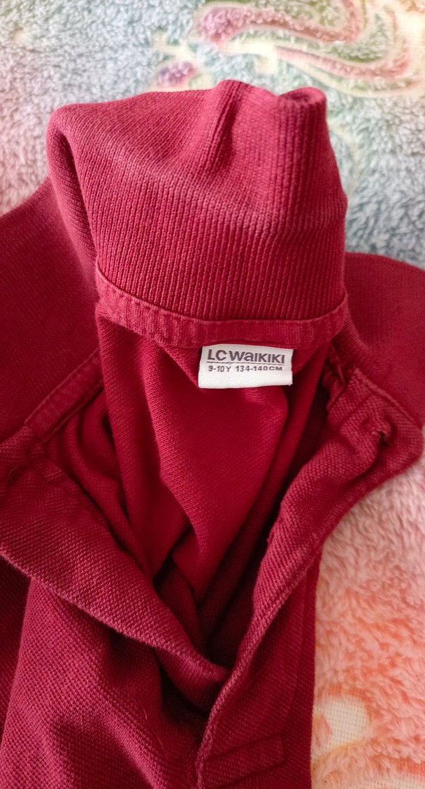 bordo okul tişörtü yazlık ve kışlık - Görsel 3