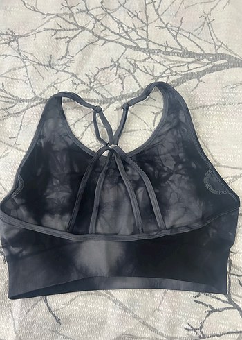 Gri Tie-Dye Spor Sütyeni Mini Boy - Görsel 3