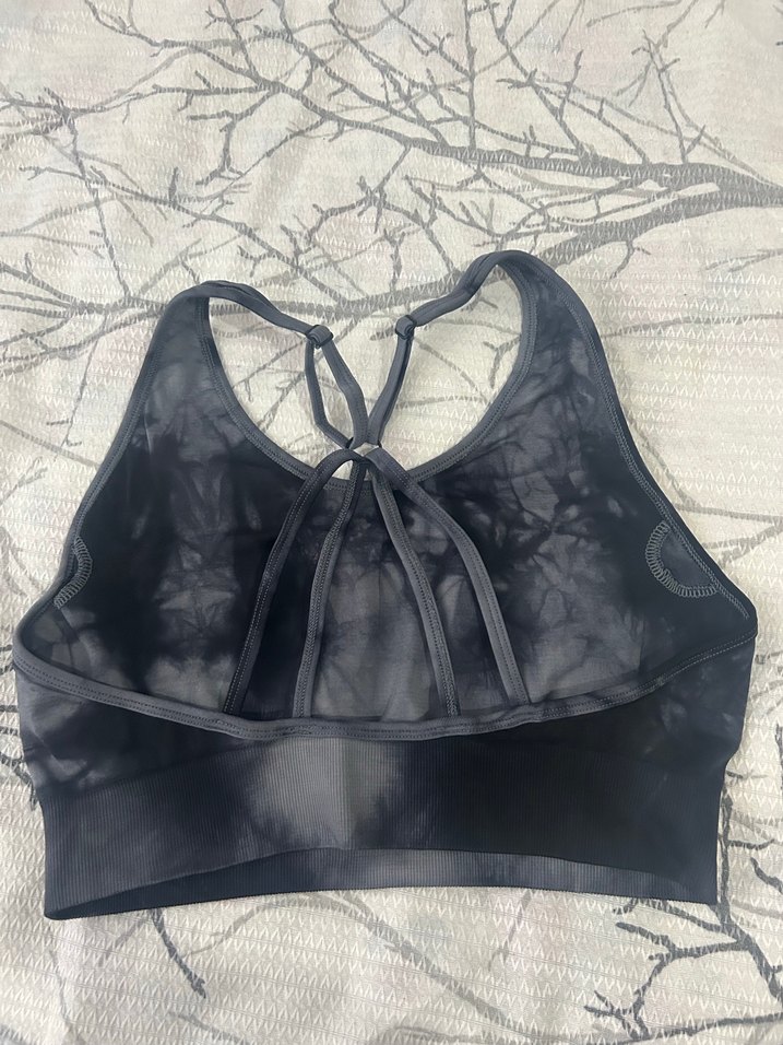 Gri Tie-Dye Spor Sütyeni Mini Boy - Görsel 3