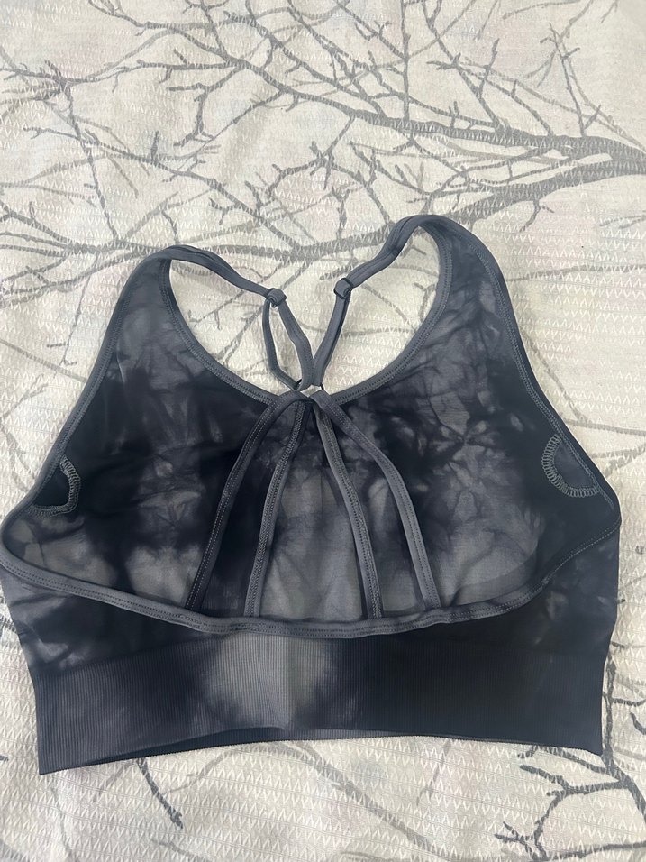 Gri Tie-Dye Spor Sütyeni Mini Boy - Görsel 5