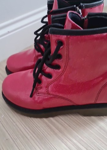 deichmann simli parlak kırmızı bot 34 - Görsel 4