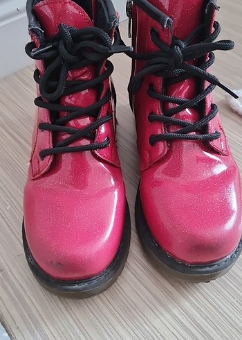 deichmann simli parlak kırmızı bot 34 - Görsel 5