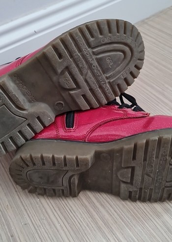 deichmann simli parlak kırmızı bot 34 - Görsel 7