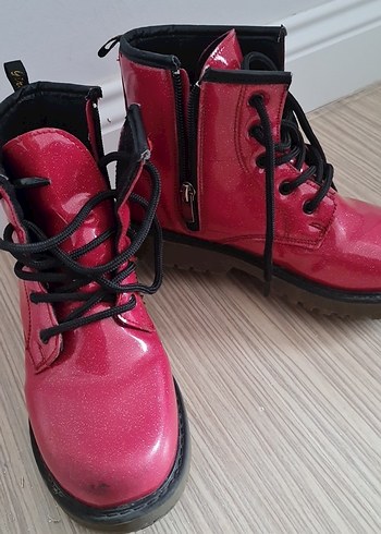 deichmann simli parlak kırmızı bot 34 - Görsel 3