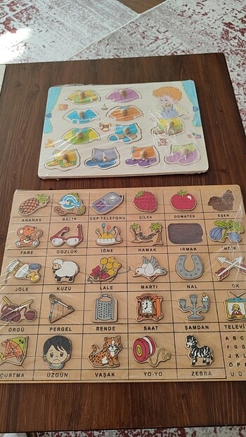 Ahşap 2 ad. Puzzle