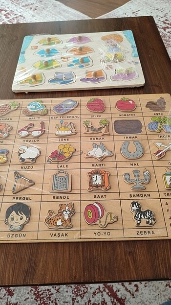 Beden Renk Ahşap 2 ad. Puzzle