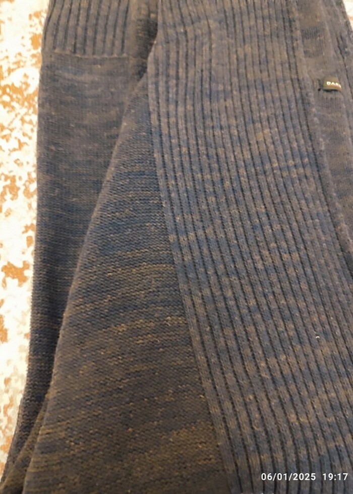 Kapişonlu pamuklu kadın hırka uzun xl - Görsel 3