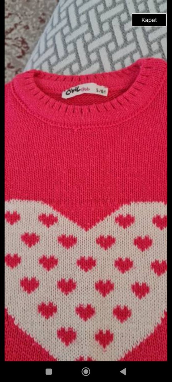 cıvıl Kız çocuk kazak 9_10 - Görsel 4