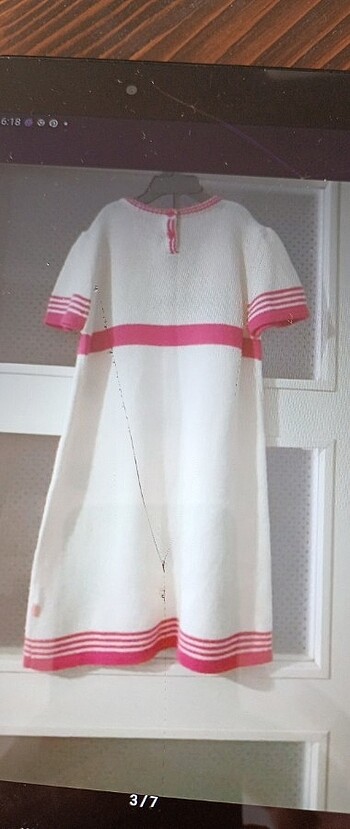 Kız çocuk triko elbise 8- 9 yaş - Görsel 4