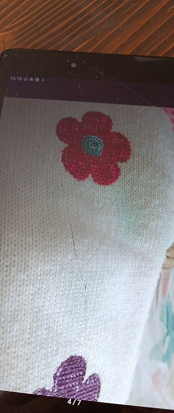 Kız çocuk triko elbise 8- 9 yaş - Görsel 5