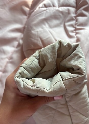 Mudo Pekuş Yakalı Krem Mont - Görsel 8