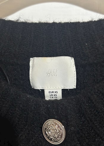 H&M Siyah Bukle Hırka - Görsel 6