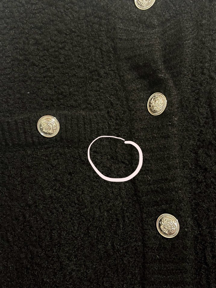 H&M Siyah Bukle Hırka - Görsel 5