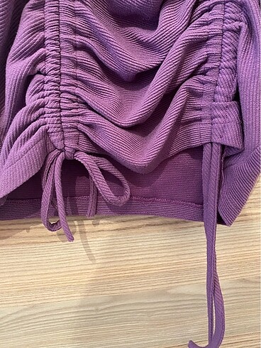 36 Beden mor Renk Trendyolmilla mor drape detaylı elbise