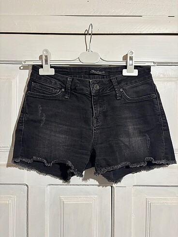 Mavi Jeans Düşük Bel Siyah Kot Şort