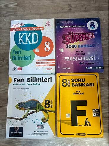 8. Sınıf fen soru bankası