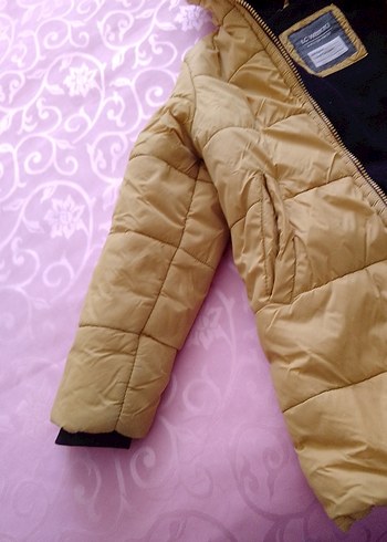 LC Waikiki Camel Renkli Fermuarlı çocuk erkek Kışlık Mont
