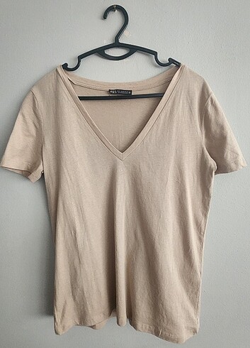 Zara Bej Tshirt