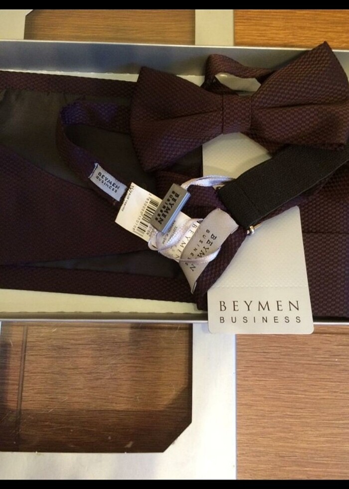 Beymen business papyon kuşak set - Görsel 3