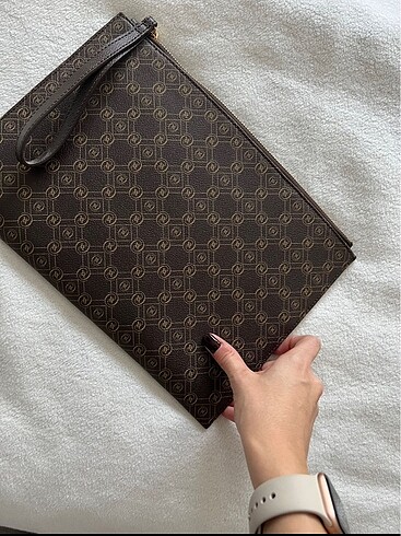 Beden kahverengi Renk Vakko Clutch