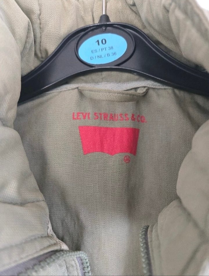 Asker Yeşili Levis Ceket - Görsel 4