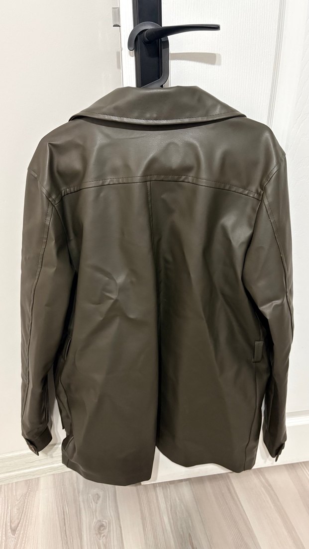 Erkek içi kürklü deri ceket - Görsel 3