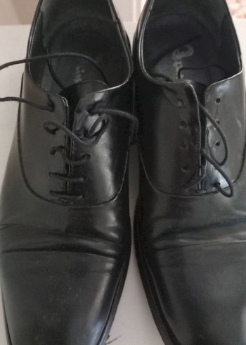 Klasik Siyah Deri Erkek Ayakkabısı - Görsel 2