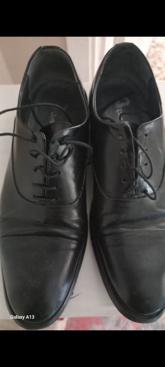 Klasik Siyah Deri Erkek Ayakkabısı - Görsel 2