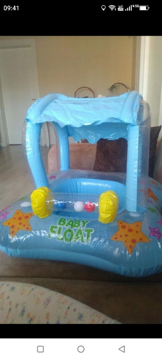 Intex Gölgelikli Bebek Şişme Bot - Görsel 2