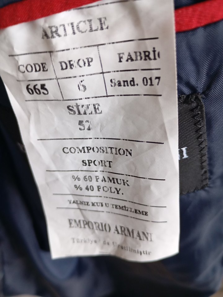 Lacivert Düğmeli Erkek Blazer Ceket - Görsel 3